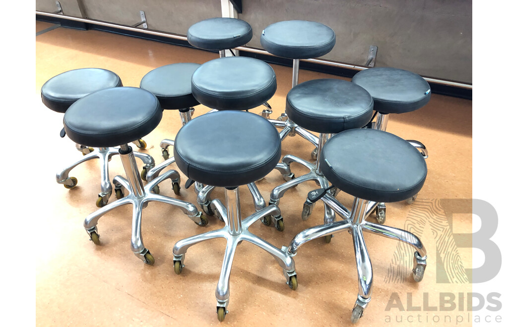 Gaslift Salon Stools - Lot of 10