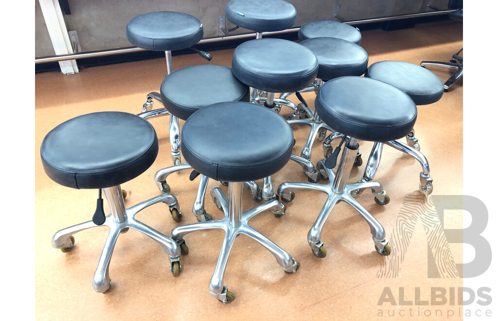 Gaslift Salon Stools - Lot of 10