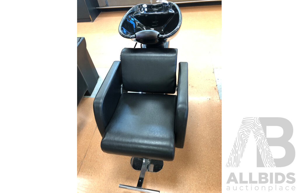 Comfortel Hair Dressers Shampoo Basin and Reclining Backrest Chair