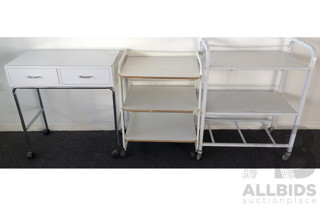 Equipment Trolleys - Lot of Three