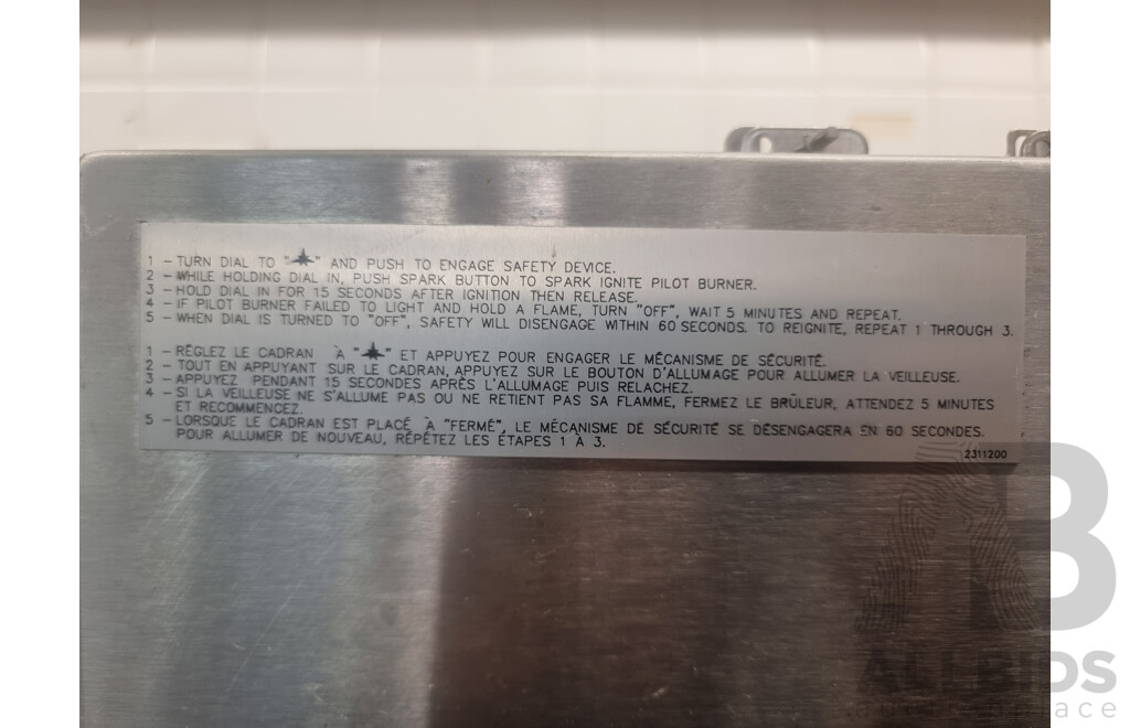 Garland Commercial Gas Salamander with Roller Pull Out Drawer