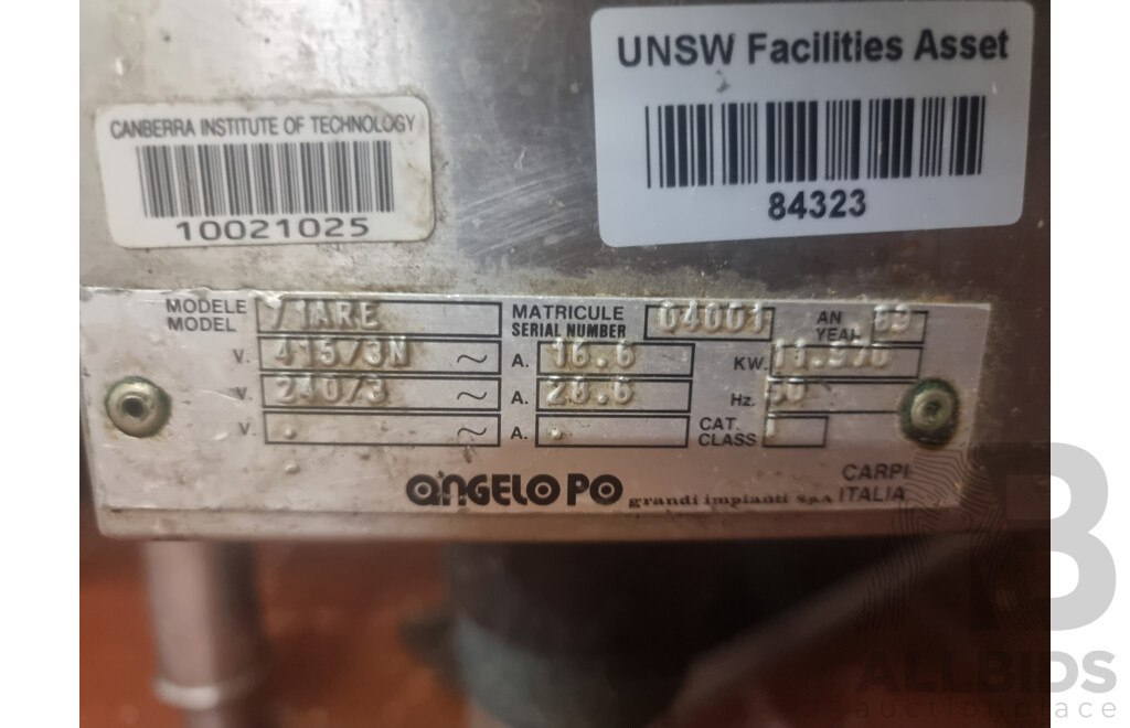 Angelo Po Commercial Electric Stainless Steel Brat Pan