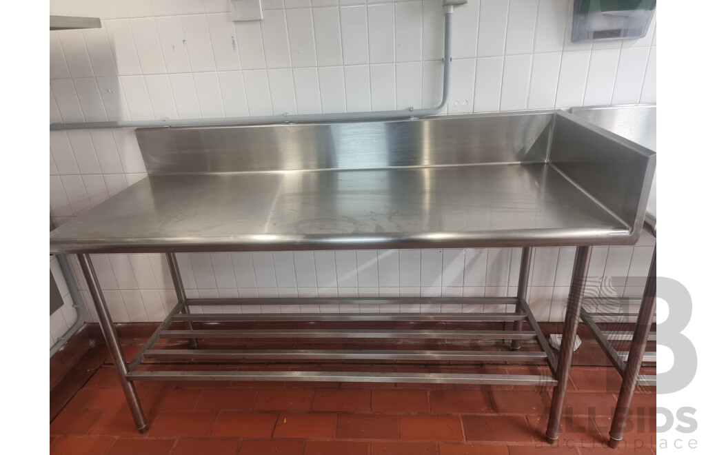 Stainless Steel Workbench with Under Shelf Storage