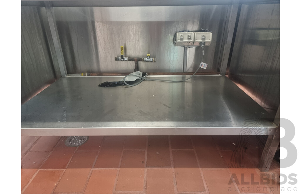 Stainless Steel Workbench with Under Shelf Storage