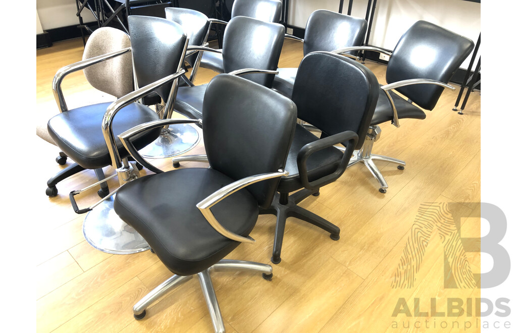 Gaslift Chairs - Lot of Nine