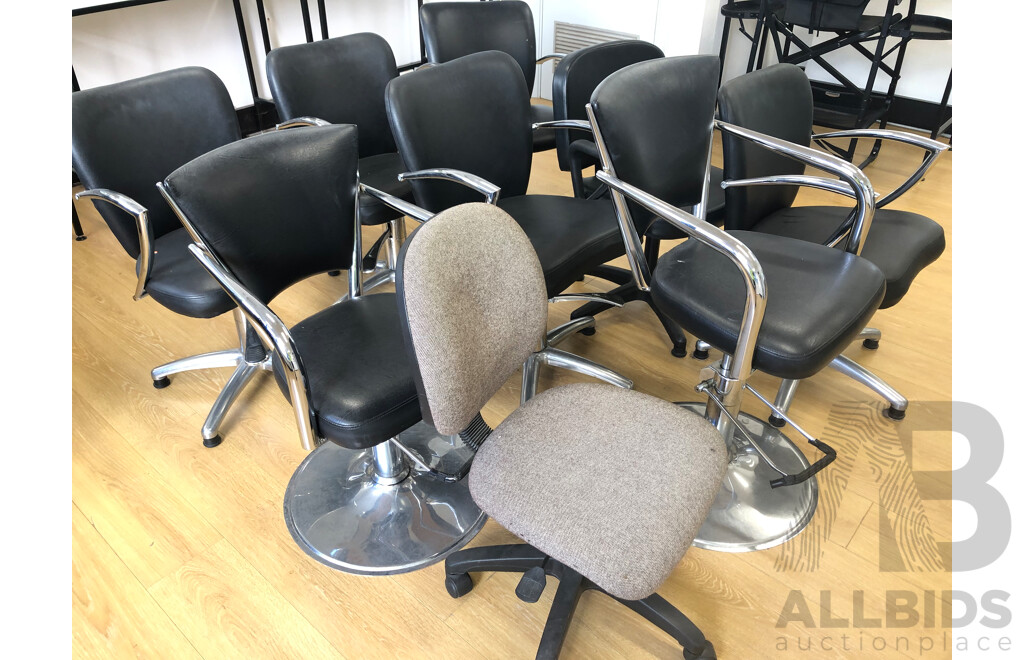 Gaslift Chairs - Lot of Nine