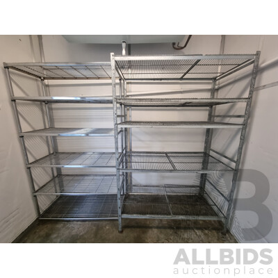 Job Lot of 2 Kitchen Racking Shelves