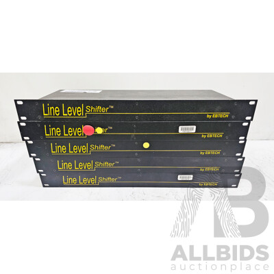 EBTECH 8-Channel Line Level Shifter - Lot of Five