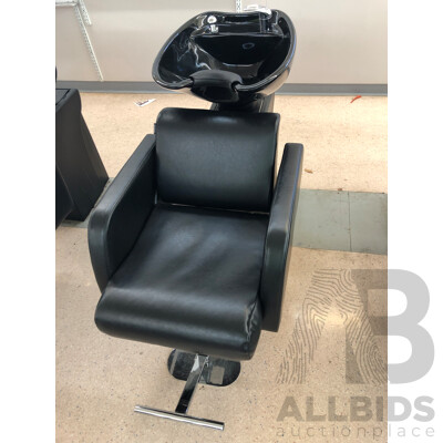 Comfortel Hair Dressers Shampoo Basin and Reclining Backrest Chair