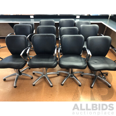 Gaslift Salon Chairs - Lot of 12