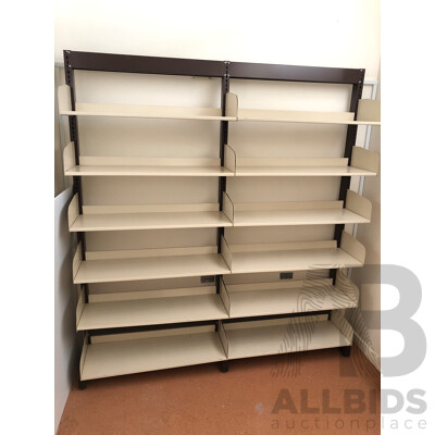 Five Bays of Library Shelving
