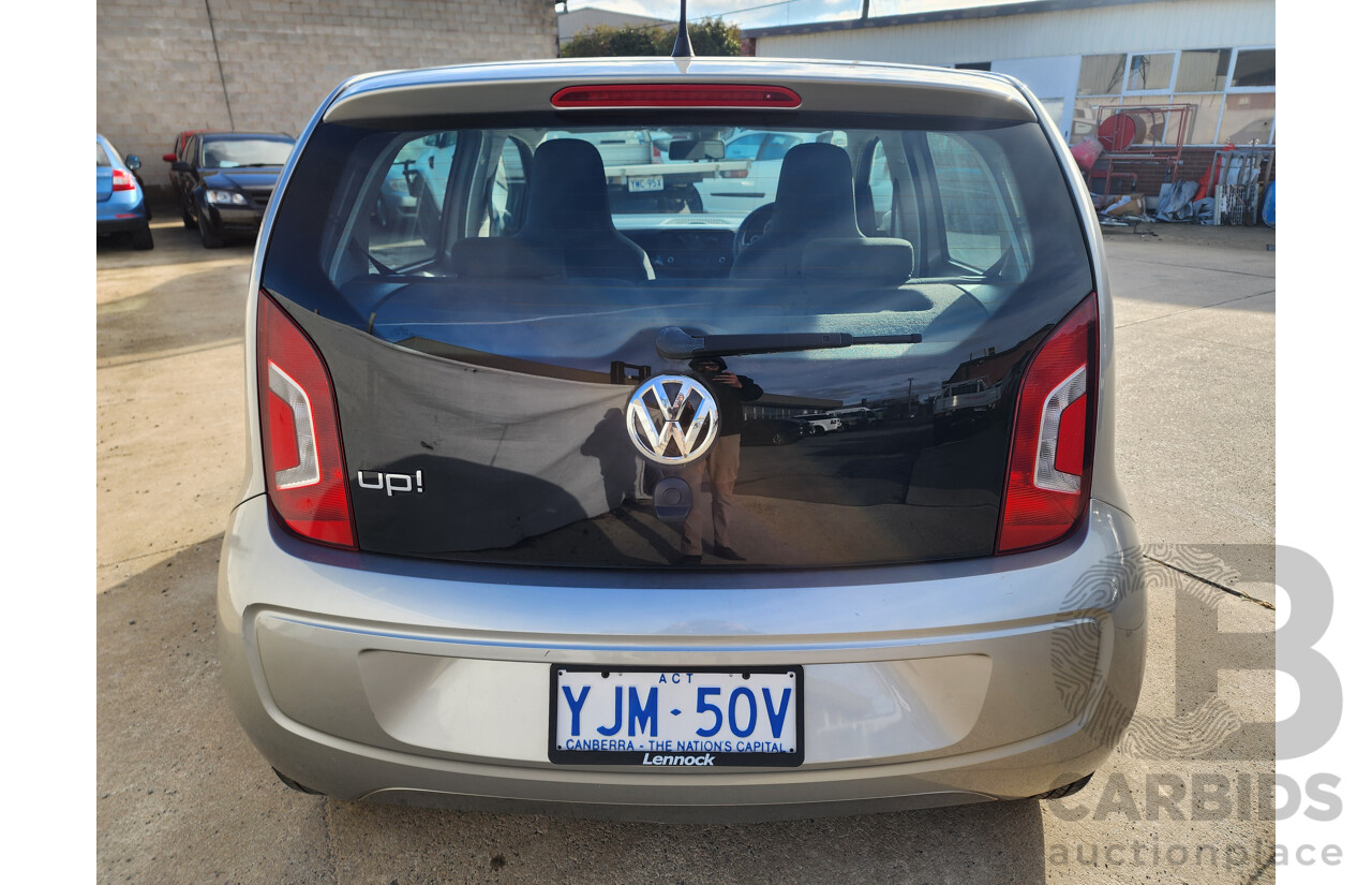4/2013 Volkswagen UP!  AA 5d Hatchback Silver 1.0L