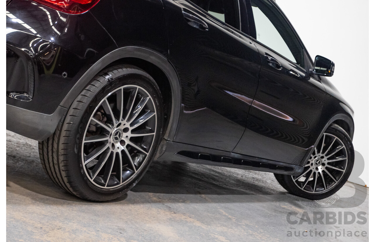 1/2018 Mercedes Benz GLA 250 White Art Edition 4matic (AWD) X156 MY18 4d Wagon Cosmos Black Metallic Turbo 2.0L