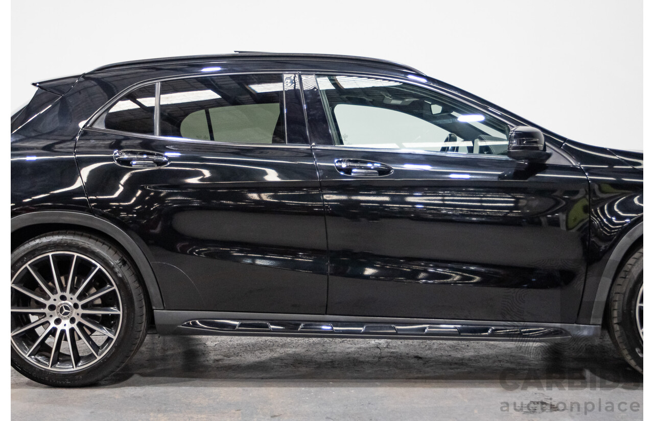 1/2018 Mercedes Benz GLA 250 White Art Edition 4matic (AWD) X156 MY18 4d Wagon Cosmos Black Metallic Turbo 2.0L