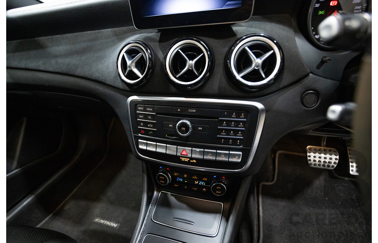 1/2018 Mercedes Benz GLA 250 White Art Edition 4matic (AWD) X156 MY18 4d Wagon Cosmos Black Metallic Turbo 2.0L
