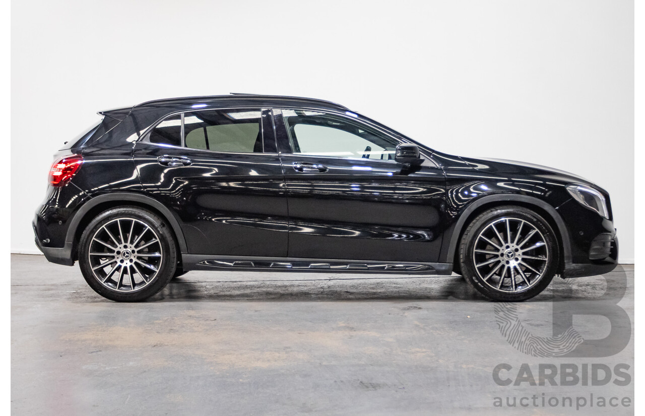 1/2018 Mercedes Benz GLA 250 White Art Edition 4matic (AWD) X156 MY18 4d Wagon Cosmos Black Metallic Turbo 2.0L