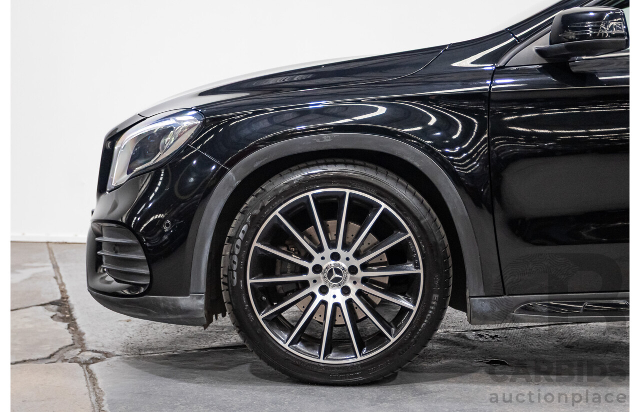1/2018 Mercedes Benz GLA 250 White Art Edition 4matic (AWD) X156 MY18 4d Wagon Cosmos Black Metallic Turbo 2.0L