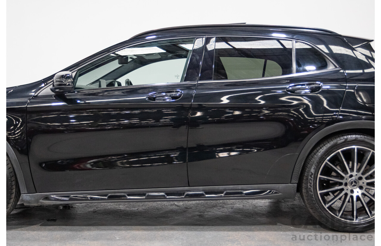 1/2018 Mercedes Benz GLA 250 White Art Edition 4matic (AWD) X156 MY18 4d Wagon Cosmos Black Metallic Turbo 2.0L