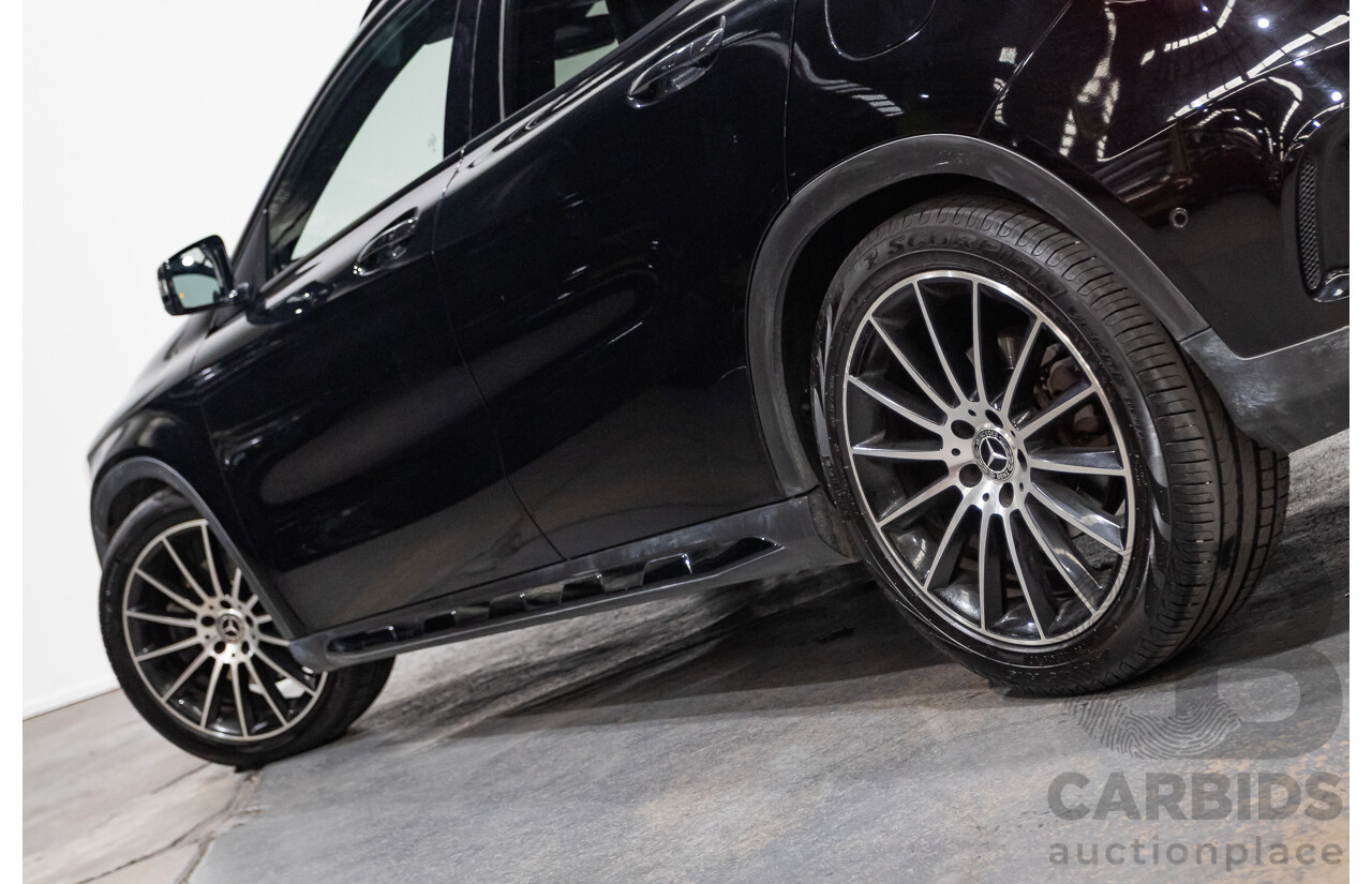 1/2018 Mercedes Benz GLA 250 White Art Edition 4matic (AWD) X156 MY18 4d Wagon Cosmos Black Metallic Turbo 2.0L