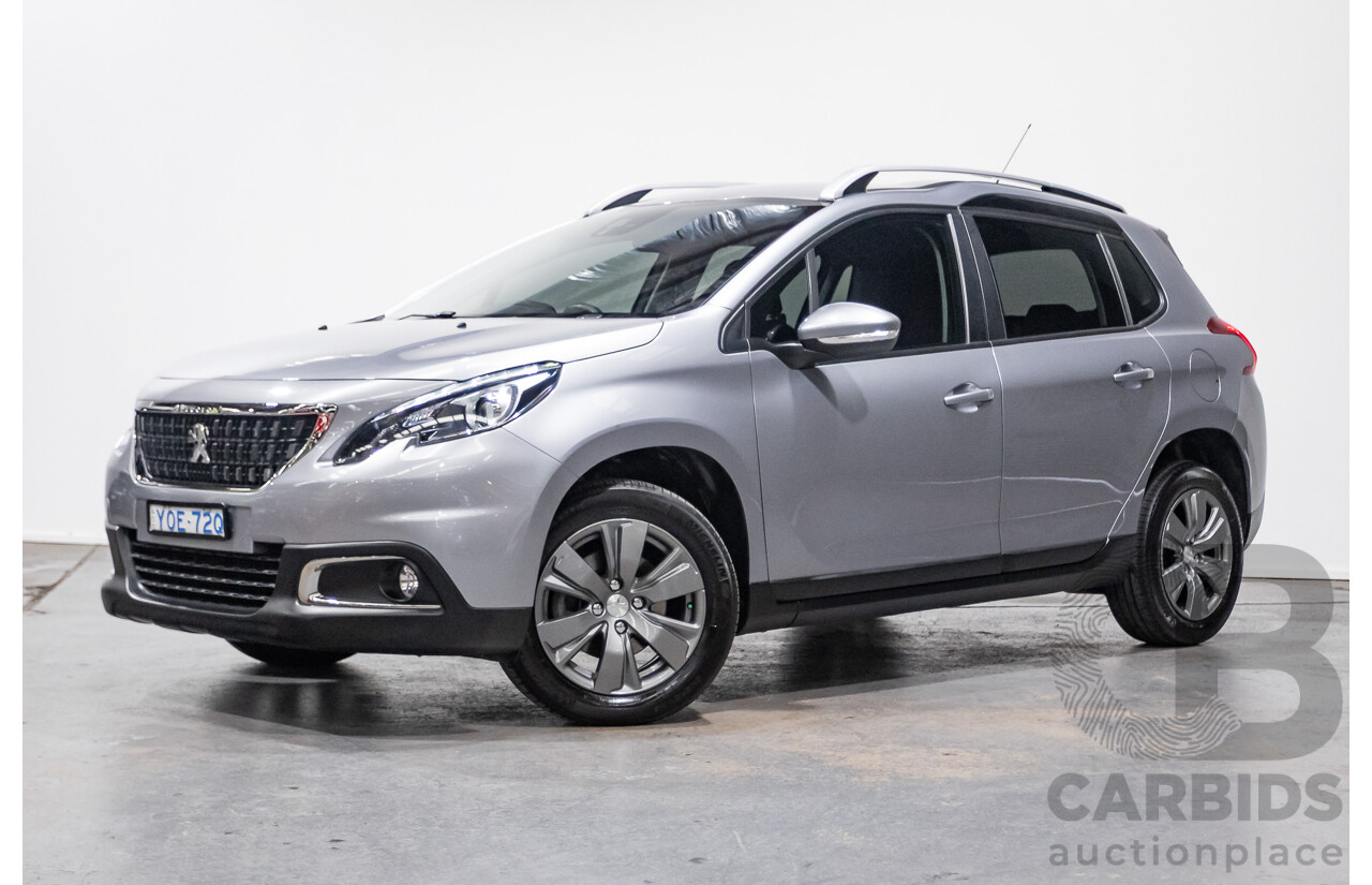 10/2018 Peugeot 2008 Active MY18.5 A94 4d Wagon Artense Grey Metallic Turbo 1.2L
