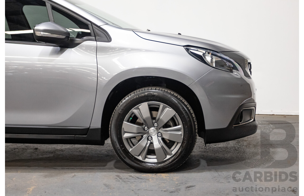 10/2018 Peugeot 2008 Active MY18.5 A94 4d Wagon Artense Grey Metallic Turbo 1.2L