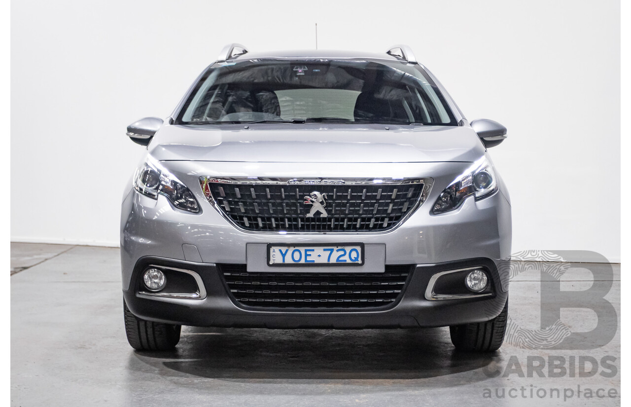 10/2018 Peugeot 2008 Active MY18.5 A94 4d Wagon Artense Grey Metallic Turbo 1.2L