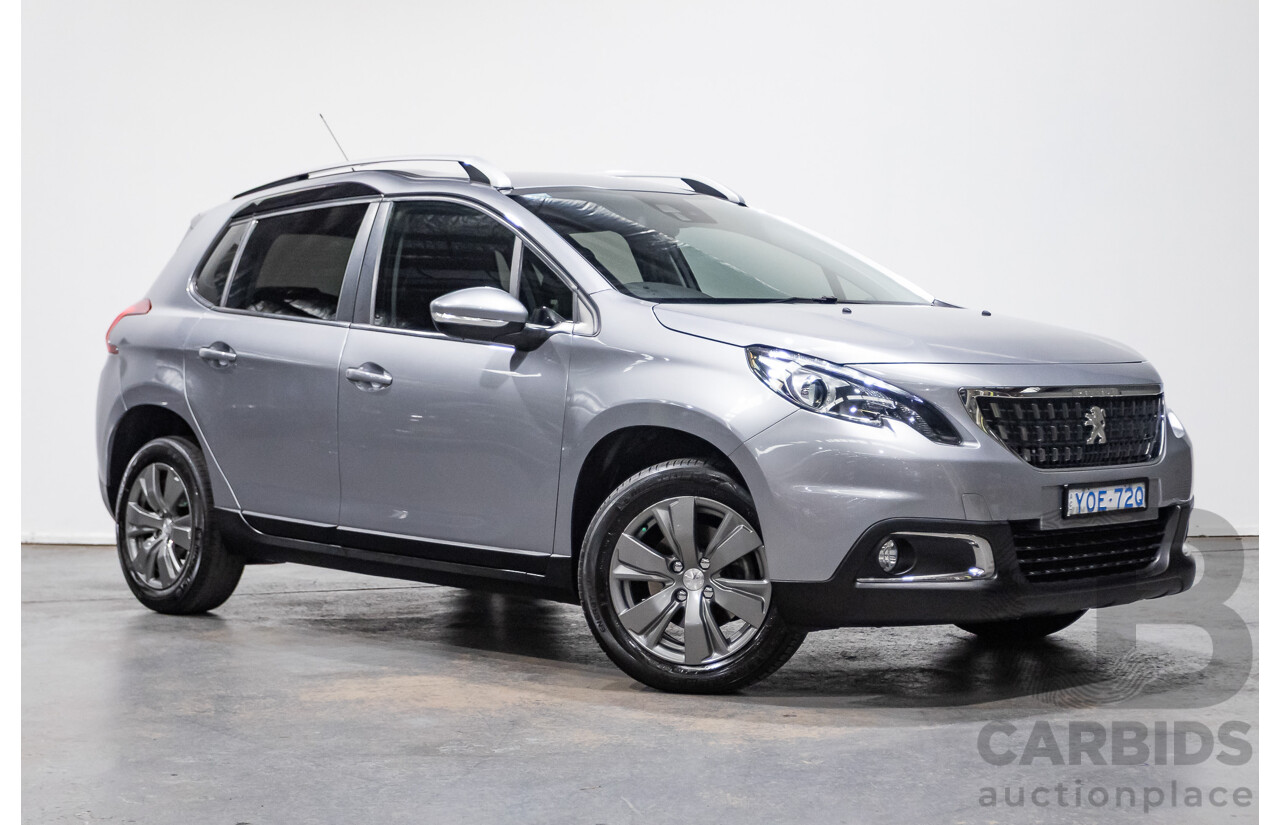 10/2018 Peugeot 2008 Active MY18.5 A94 4d Wagon Artense Grey Metallic Turbo 1.2L
