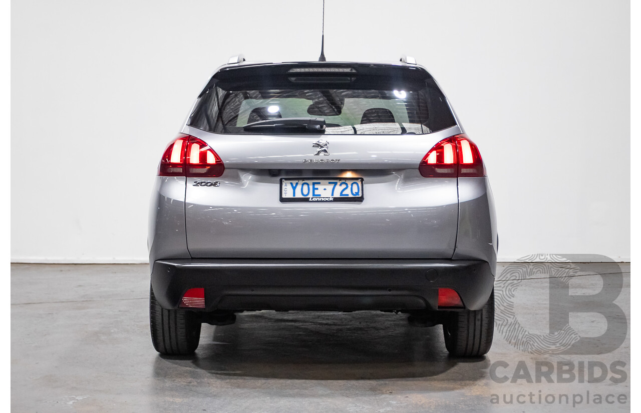 10/2018 Peugeot 2008 Active MY18.5 A94 4d Wagon Artense Grey Metallic Turbo 1.2L