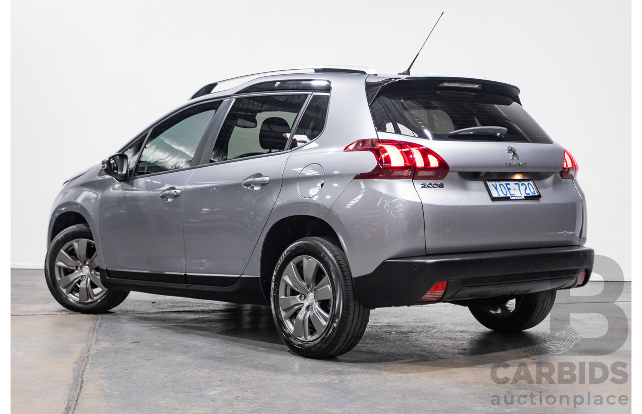 10/2018 Peugeot 2008 Active MY18.5 A94 4d Wagon Artense Grey Metallic Turbo 1.2L