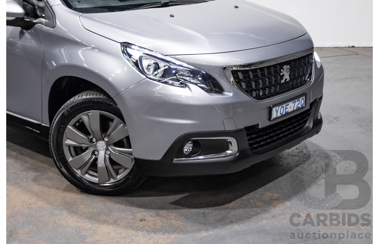 10/2018 Peugeot 2008 Active MY18.5 A94 4d Wagon Artense Grey Metallic Turbo 1.2L