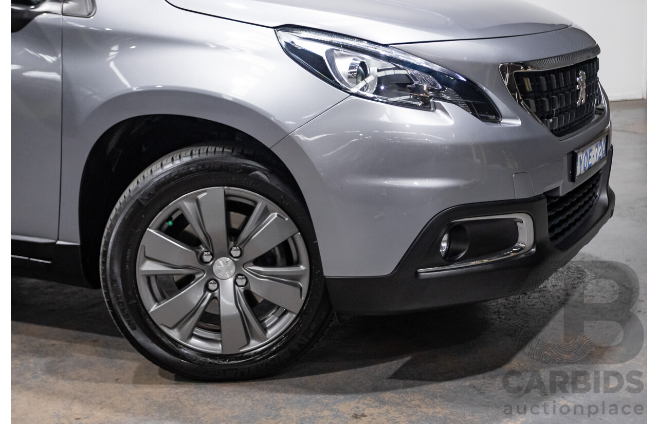 10/2018 Peugeot 2008 Active MY18.5 A94 4d Wagon Artense Grey Metallic Turbo 1.2L