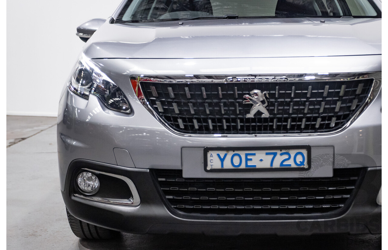10/2018 Peugeot 2008 Active MY18.5 A94 4d Wagon Artense Grey Metallic Turbo 1.2L