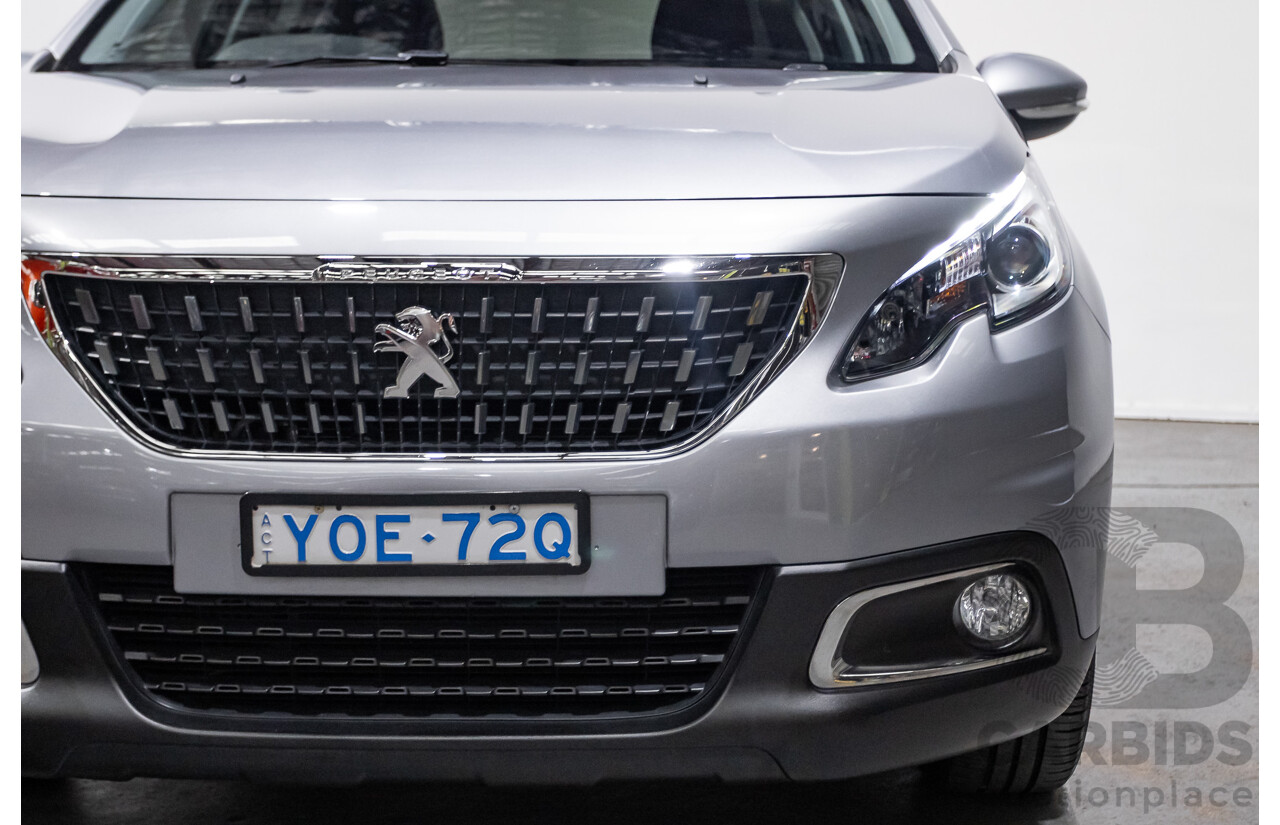 10/2018 Peugeot 2008 Active MY18.5 A94 4d Wagon Artense Grey Metallic Turbo 1.2L