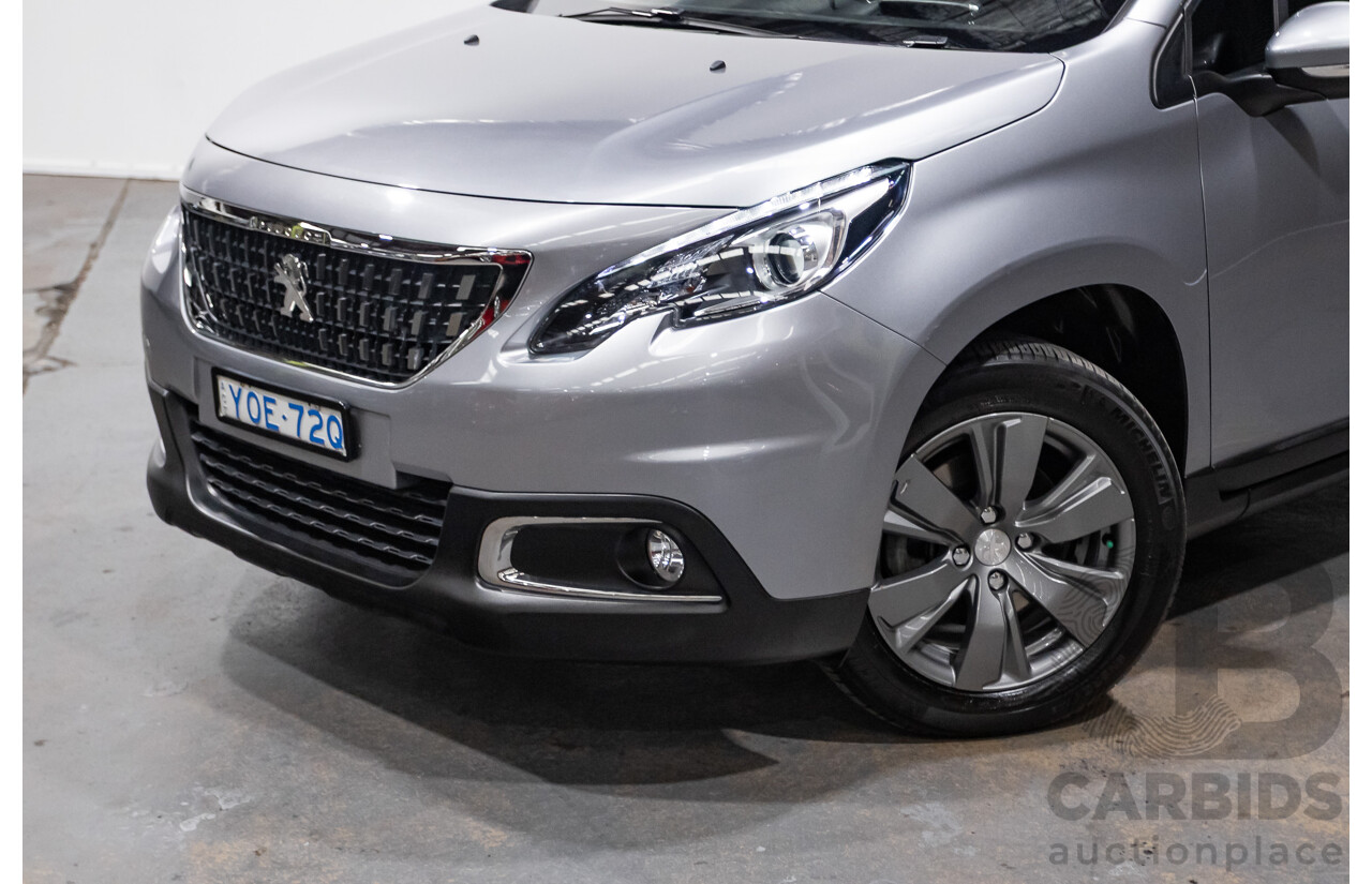 10/2018 Peugeot 2008 Active MY18.5 A94 4d Wagon Artense Grey Metallic Turbo 1.2L