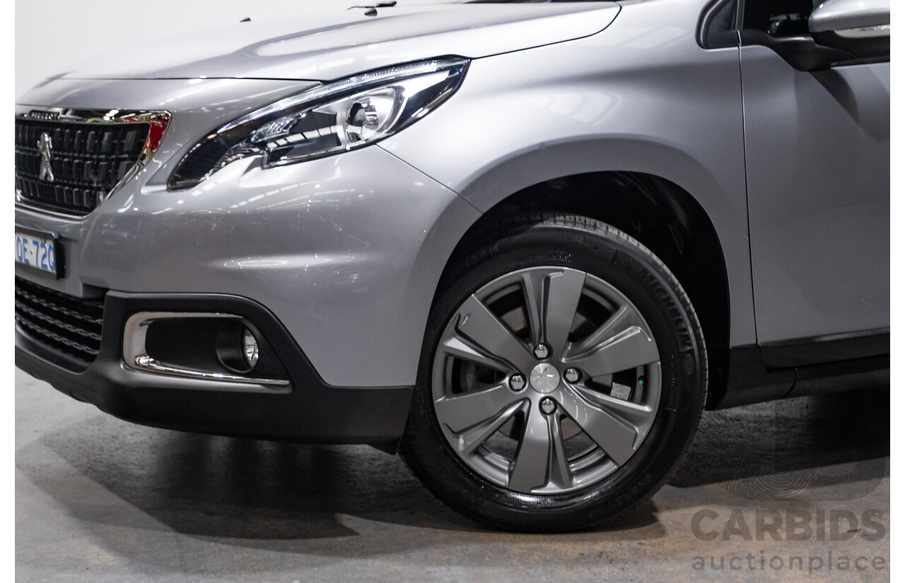 10/2018 Peugeot 2008 Active MY18.5 A94 4d Wagon Artense Grey Metallic Turbo 1.2L