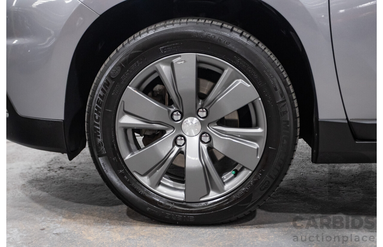 10/2018 Peugeot 2008 Active MY18.5 A94 4d Wagon Artense Grey Metallic Turbo 1.2L