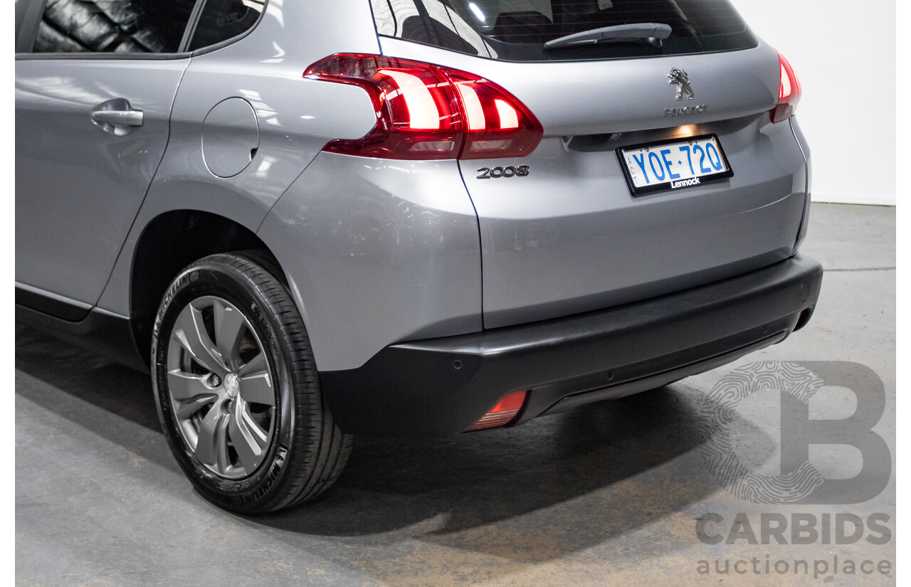 10/2018 Peugeot 2008 Active MY18.5 A94 4d Wagon Artense Grey Metallic Turbo 1.2L
