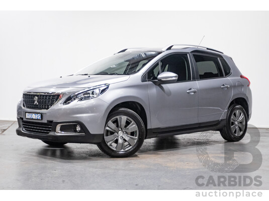 10/2018 Peugeot 2008 Active MY18.5 A94 4d Wagon Artense Grey Metallic Turbo 1.2L