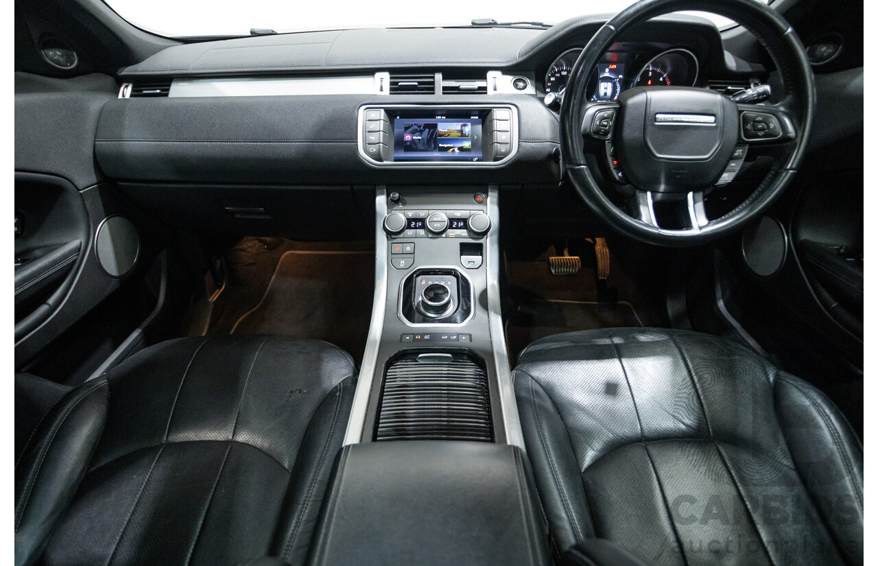 02/2018 Range Rover Evoque Td4 (110kW) SE DYNAMIC (AWD) LV MY18 5D Wagon Santorini Black Turbo Diesel 2.0L
