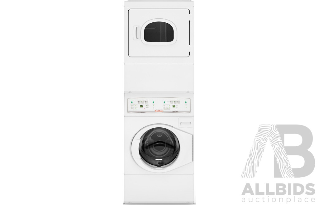 Speed Queen 10kg/9kg Commercial Stacked Washer Dryer Touch LTEE5A - ORP $8,795