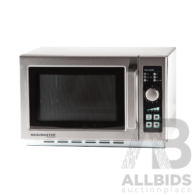 MENUMASTER RCS511DSE  Light Duty Manual Control 1100W Microwave Oven  - ORP $1,119