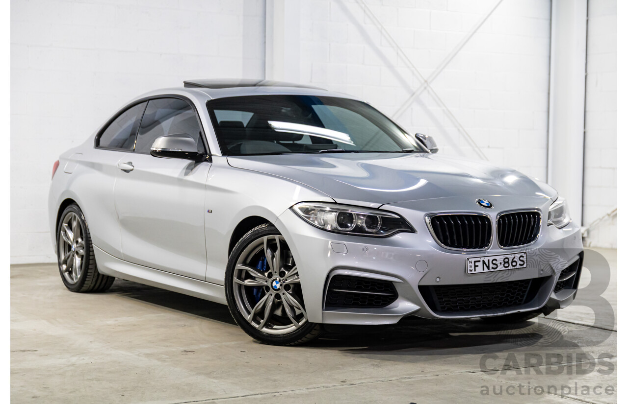 5/2014 BMW M235i F22 2d Coupe Glacier Silver Metallic Turbo 3.0L