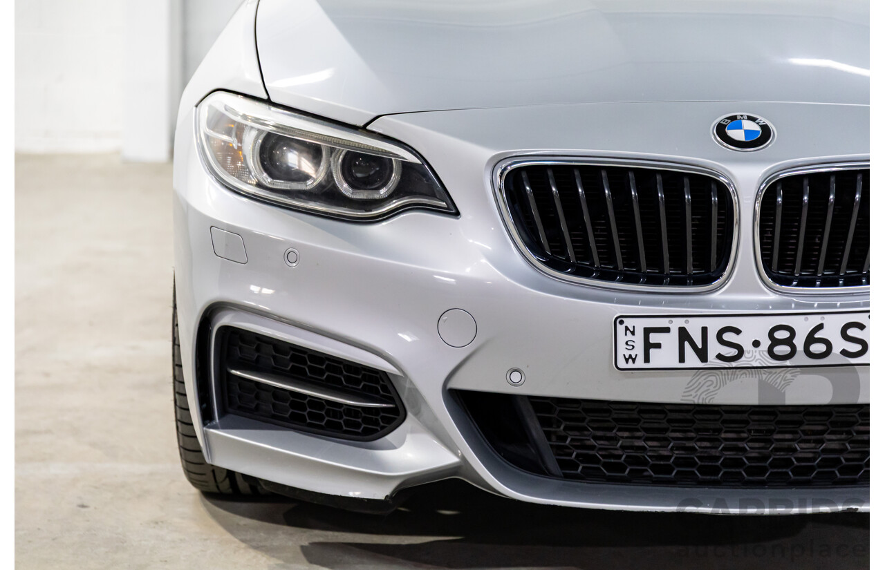 5/2014 BMW M235i F22 2d Coupe Glacier Silver Metallic Turbo 3.0L