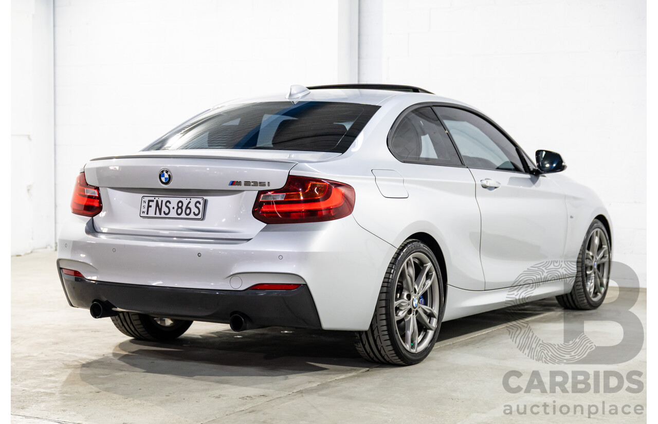 5/2014 BMW M235i F22 2d Coupe Glacier Silver Metallic Turbo 3.0L