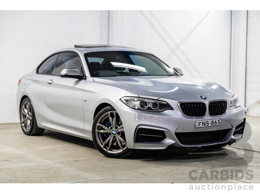 5/2014 BMW M235i F22 2d Coupe Glacier Silver Metallic Turbo 3.0L
