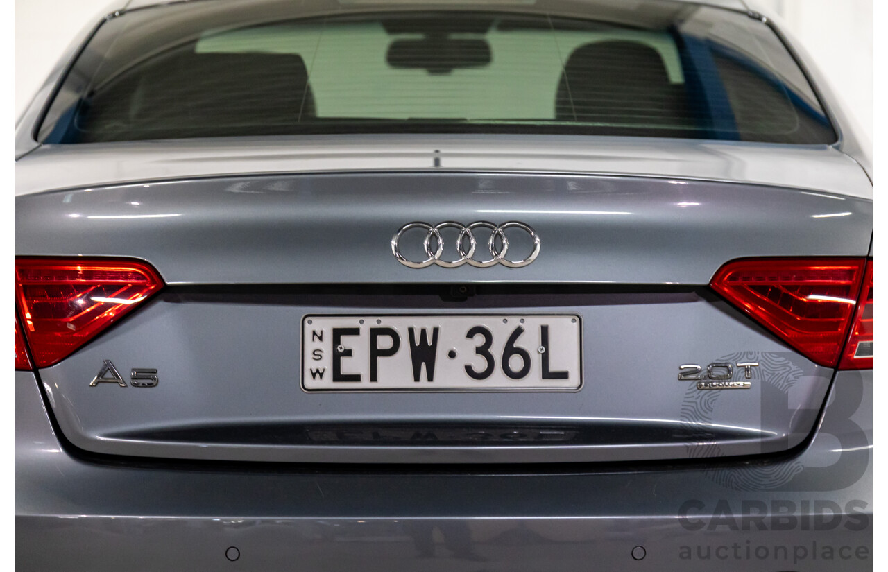 3/2014 Audi A5 2.0 TFSI Quattro S-Line 8T MY14 2d Coupe Monsoon Grey Metallic Turbo 2.0L