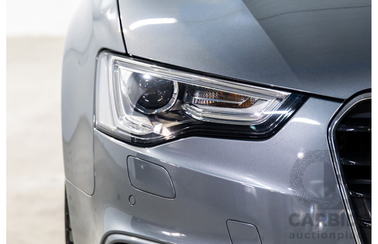 3/2014 Audi A5 2.0 TFSI Quattro S-Line 8T MY14 2d Coupe Monsoon Grey Metallic Turbo 2.0L