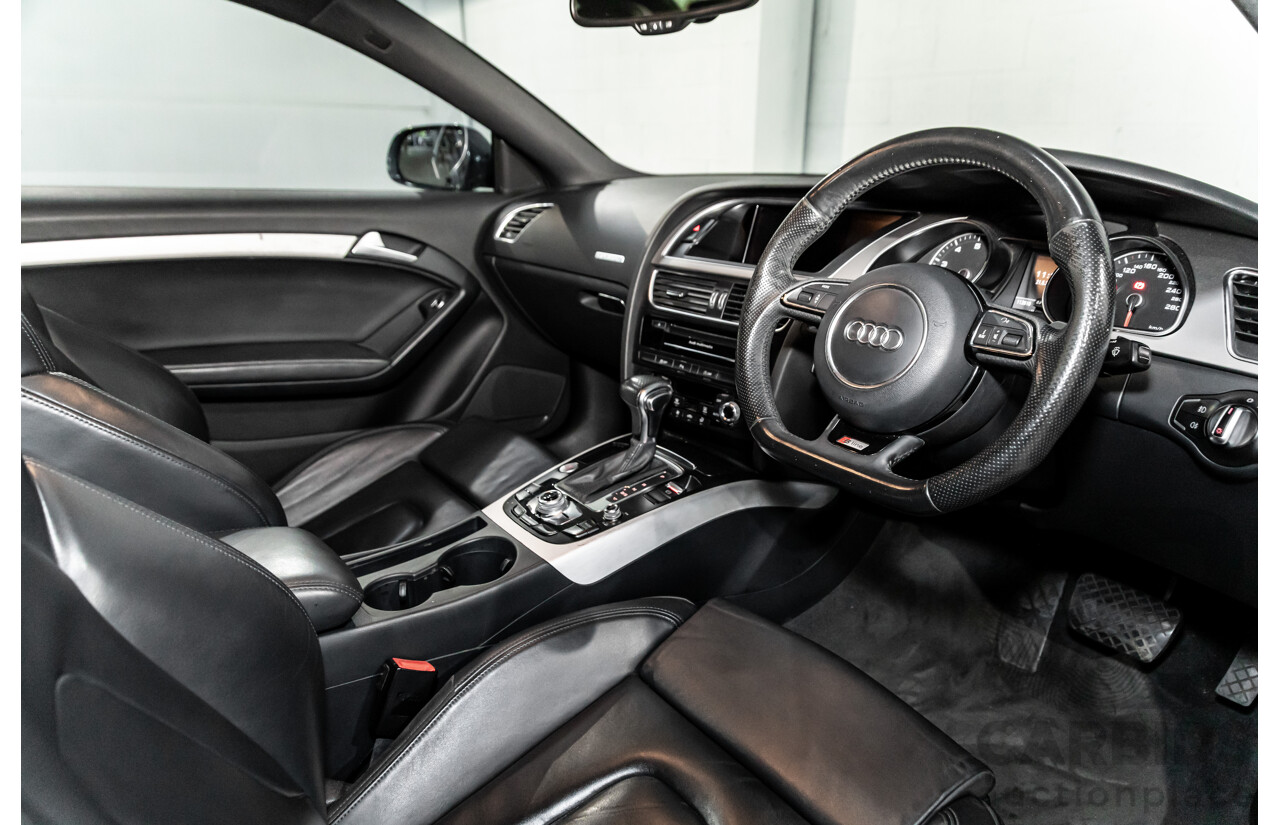 3/2014 Audi A5 2.0 TFSI Quattro S-Line 8T MY14 2d Coupe Monsoon Grey Metallic Turbo 2.0L