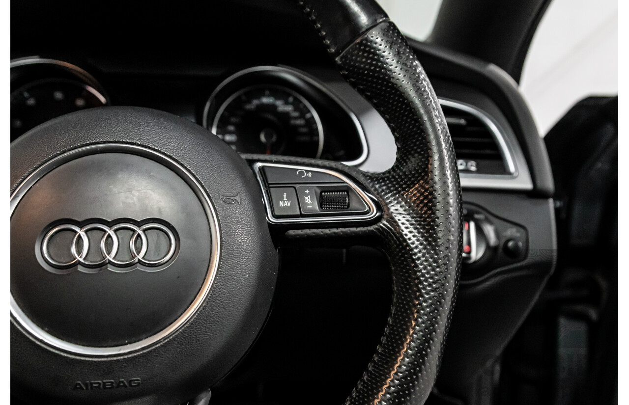 3/2014 Audi A5 2.0 TFSI Quattro S-Line 8T MY14 2d Coupe Monsoon Grey Metallic Turbo 2.0L