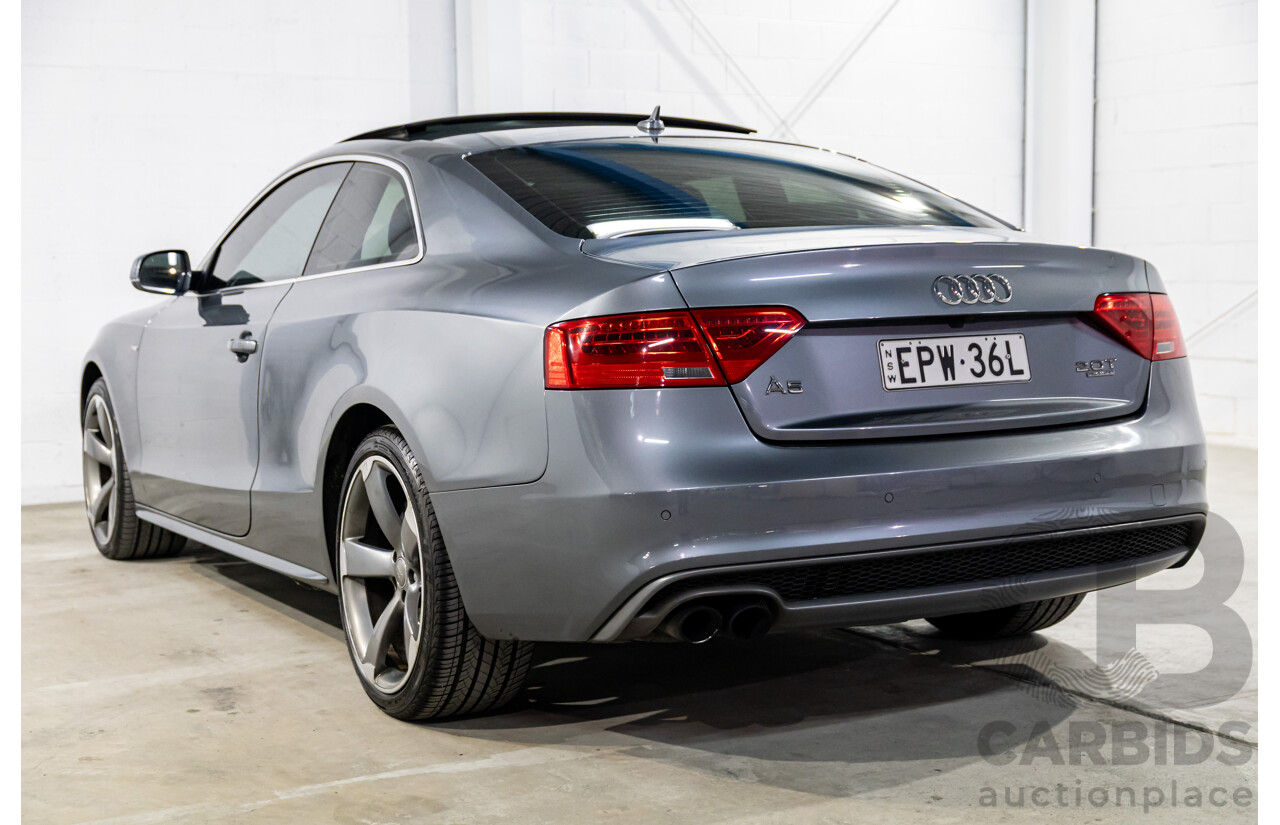 3/2014 Audi A5 2.0 TFSI Quattro S-Line 8T MY14 2d Coupe Monsoon Grey Metallic Turbo 2.0L